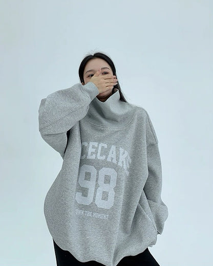 タートルネックナンバリングプルオーバー SL793