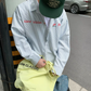 バックプリントストライプシャツ M050