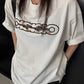 レースデザインロゴTシャツ SL925