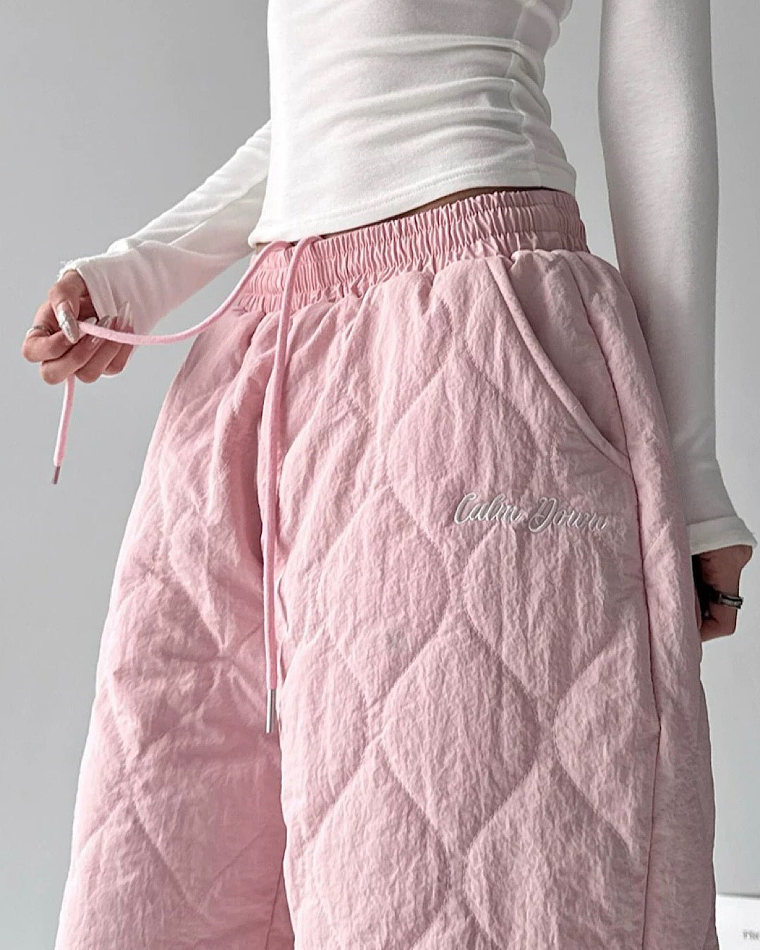 キルティングボアパンツ SL809