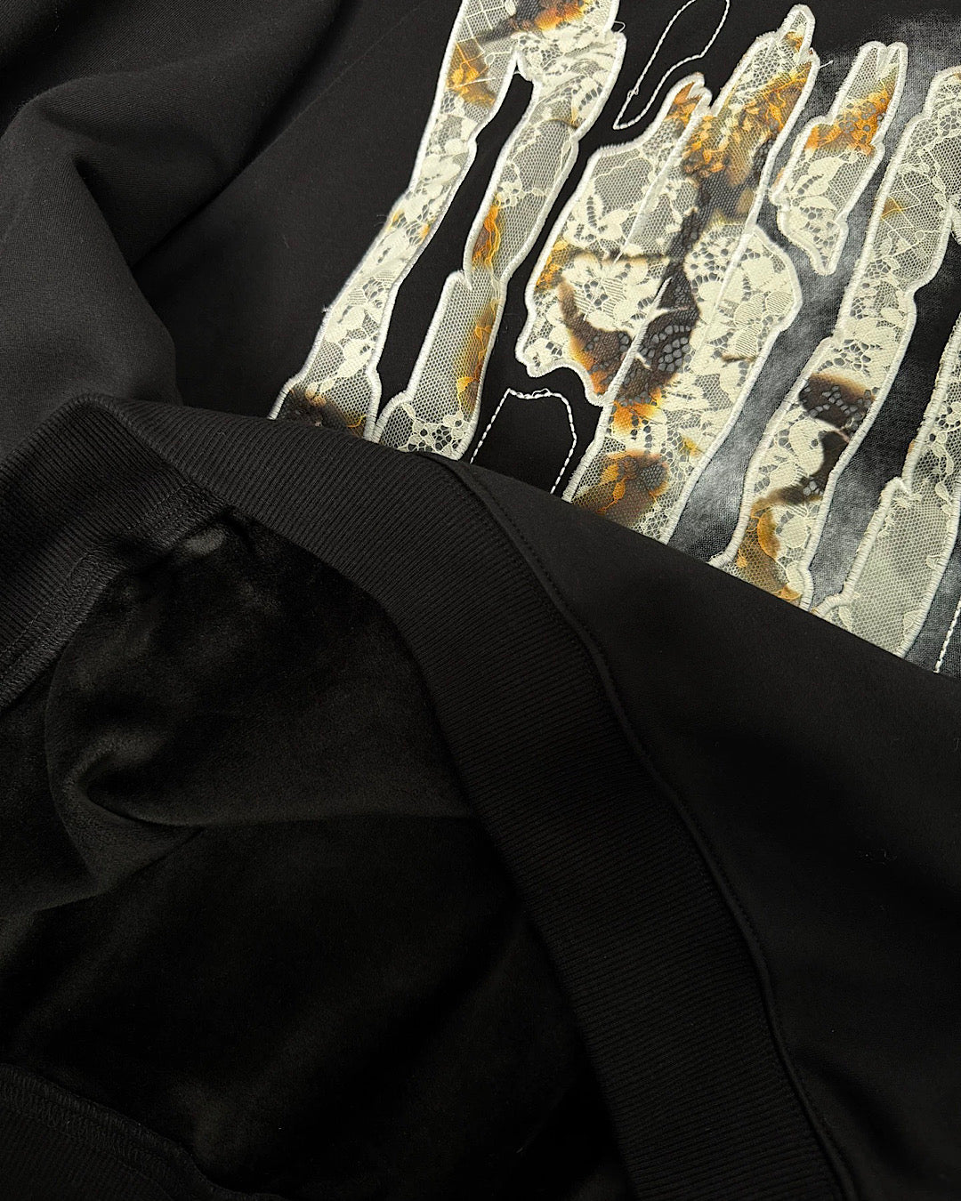 レースデザインロゴフーディ SL801