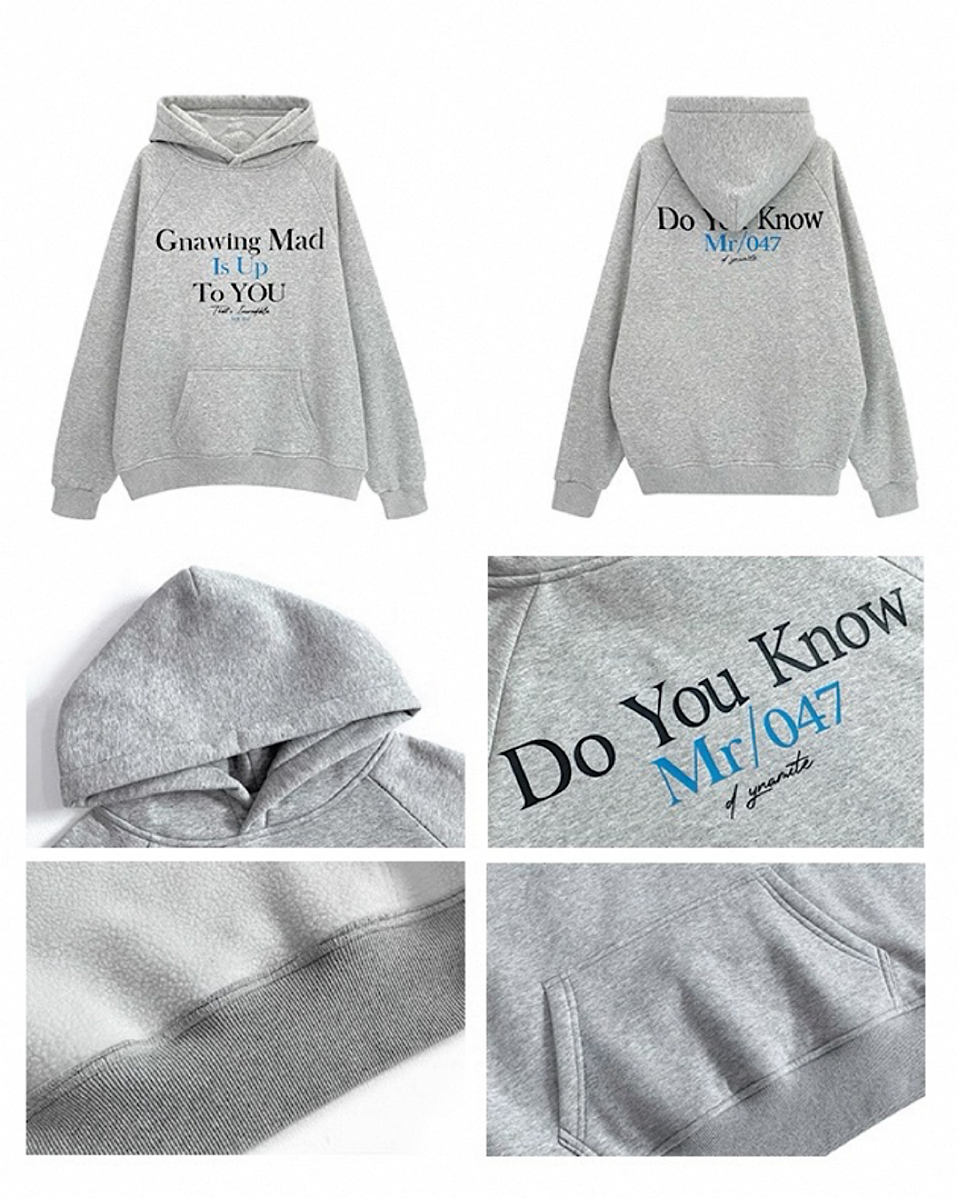 マフポケットプリントフーディ M022