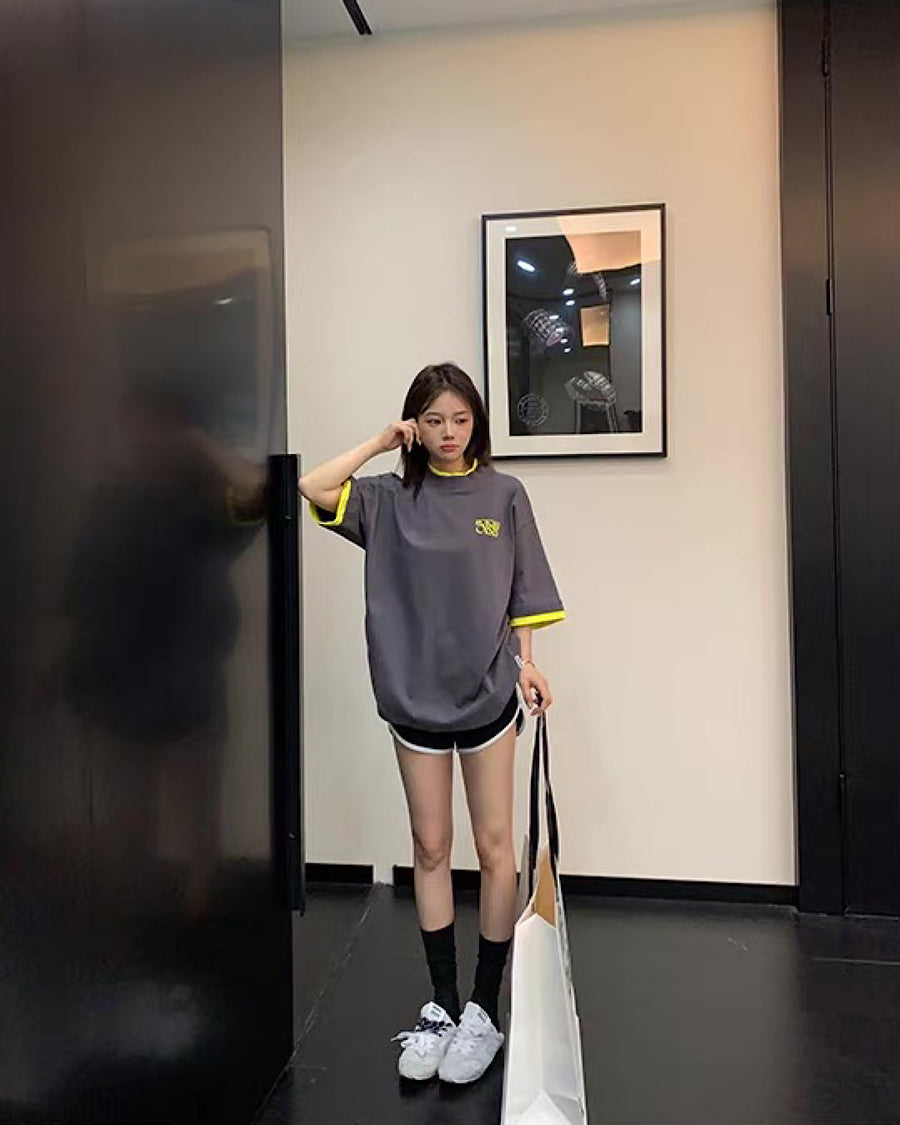 レイヤードライクTシャツ SL923