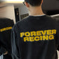 ロゴプリントウォッシュ加工ロングTシャツ M006