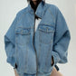 ジップアップデニムジャケット SL486