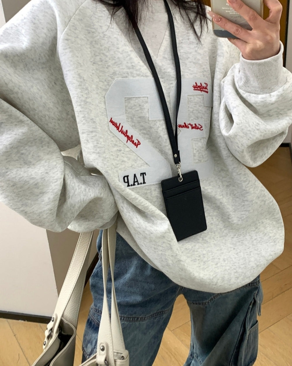 ナンバリングスウェットプルオーバー SL549
