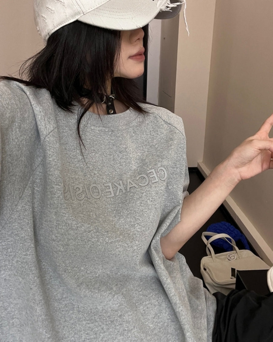 エンボスロゴパッチTシャツ SL562