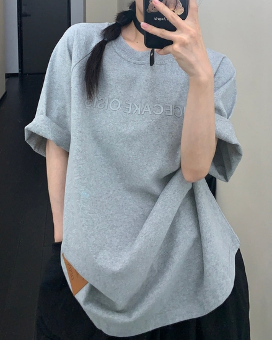 エンボスロゴパッチTシャツ SL562