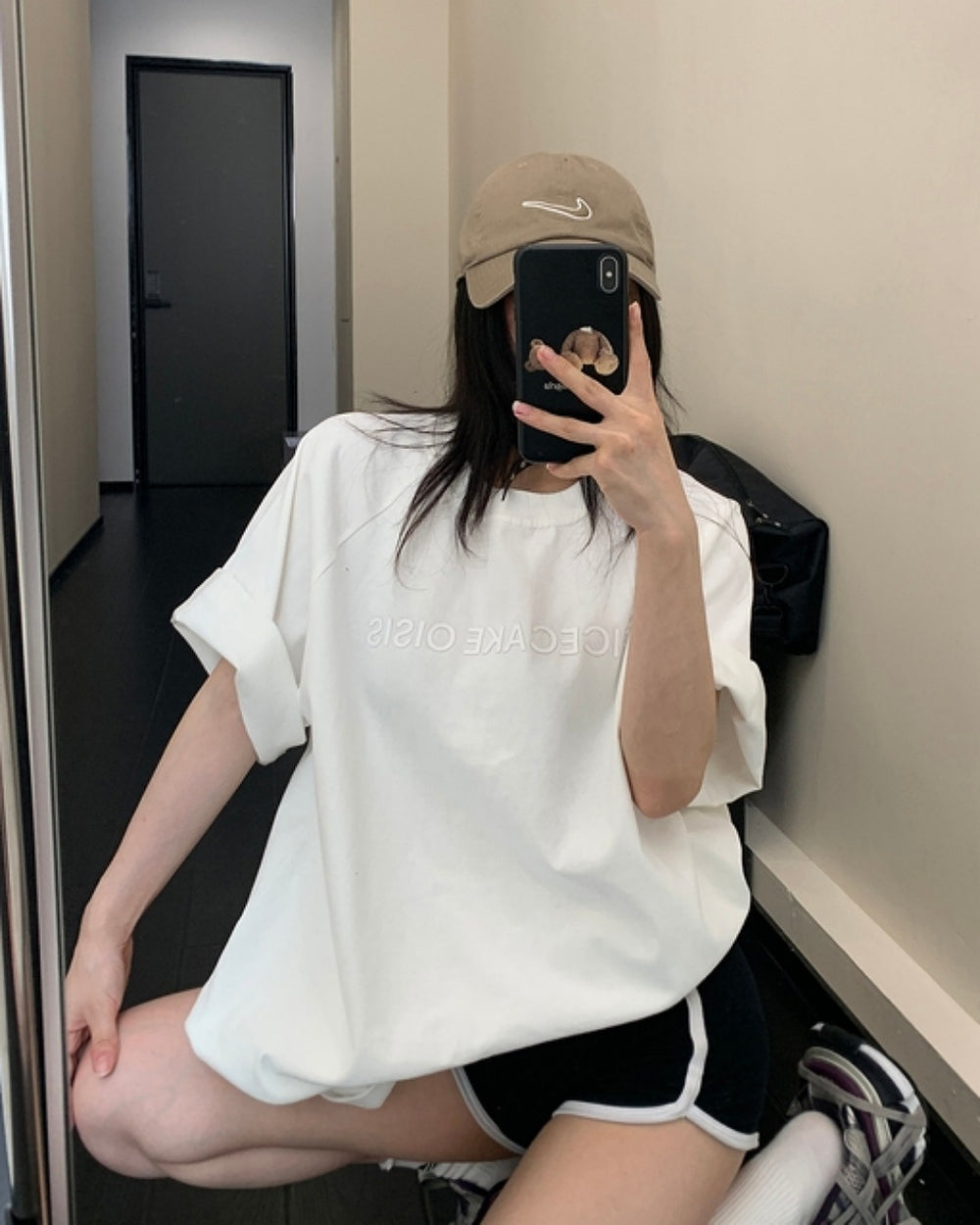 エンボスロゴパッチTシャツ SL562