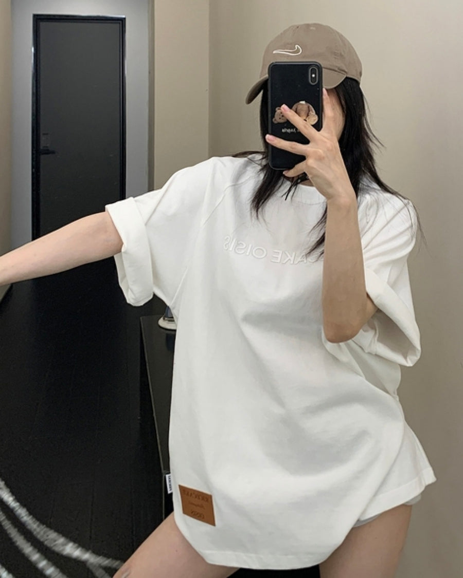 エンボスロゴパッチTシャツ SL562