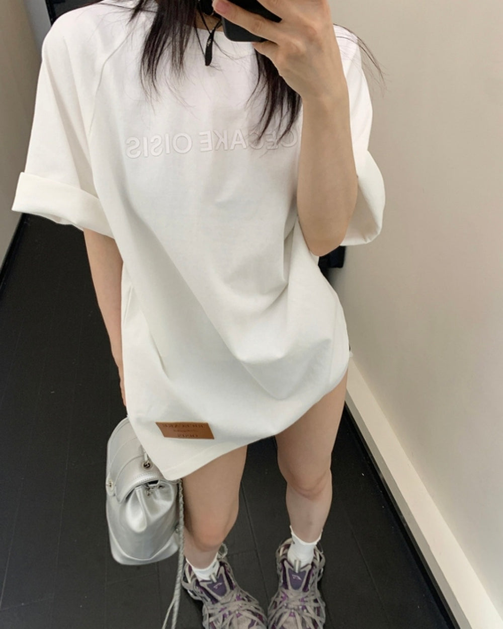 エンボスロゴパッチTシャツ SL562
