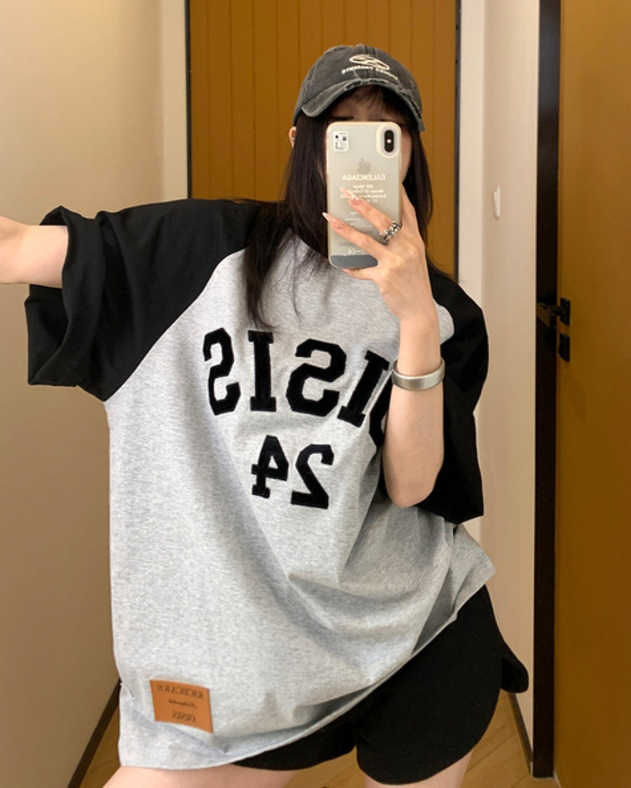 ナンバリングラグランTシャツ SL565