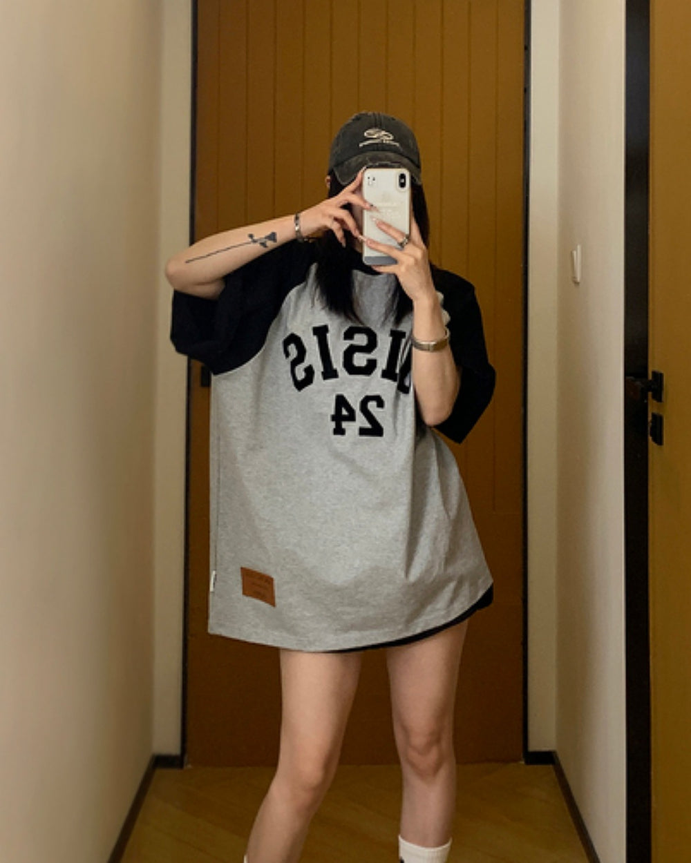 ナンバリングラグランTシャツ SL565