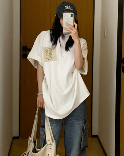 タグレタープリントTシャツ SL566