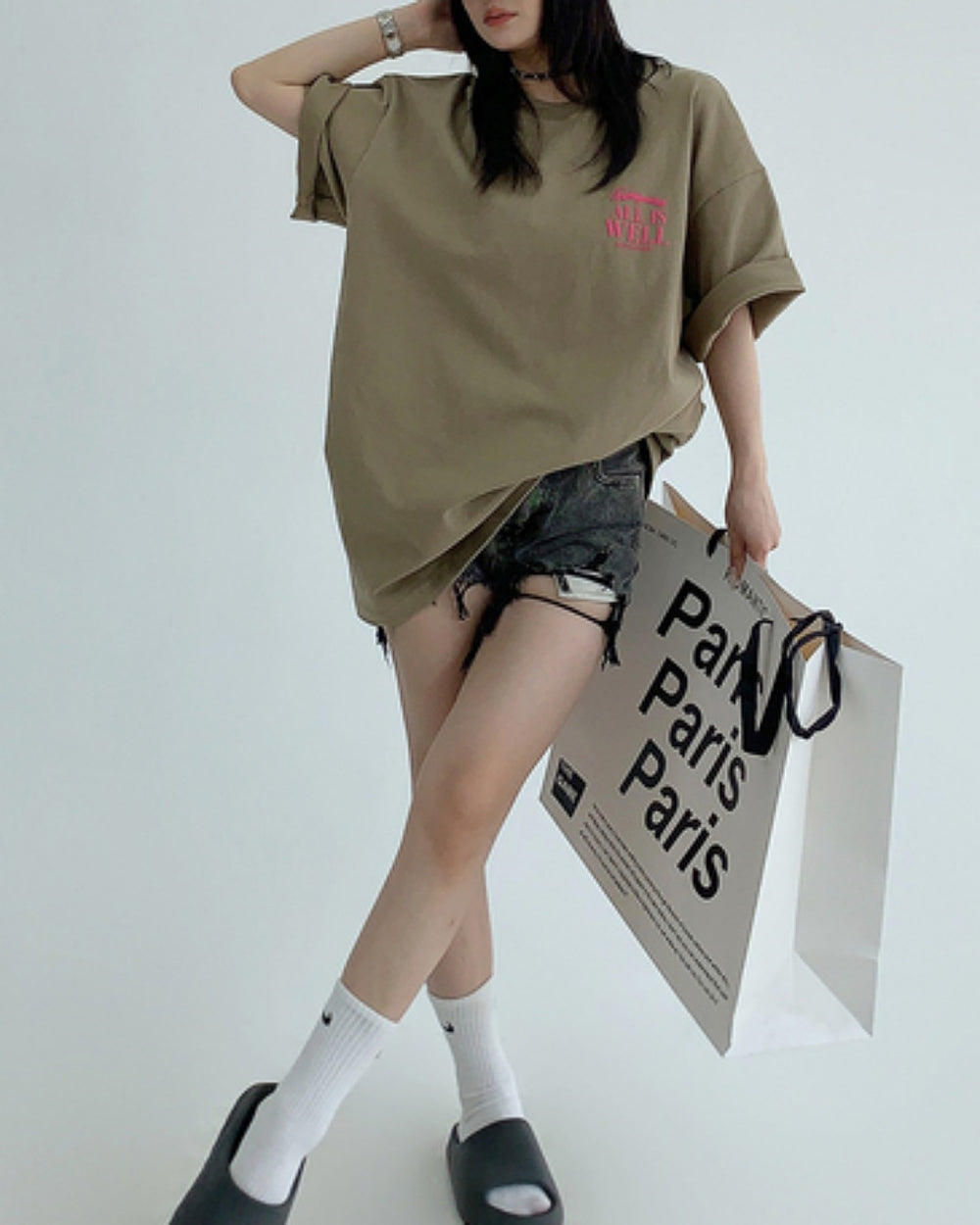 フォームプリントTシャツ SL568