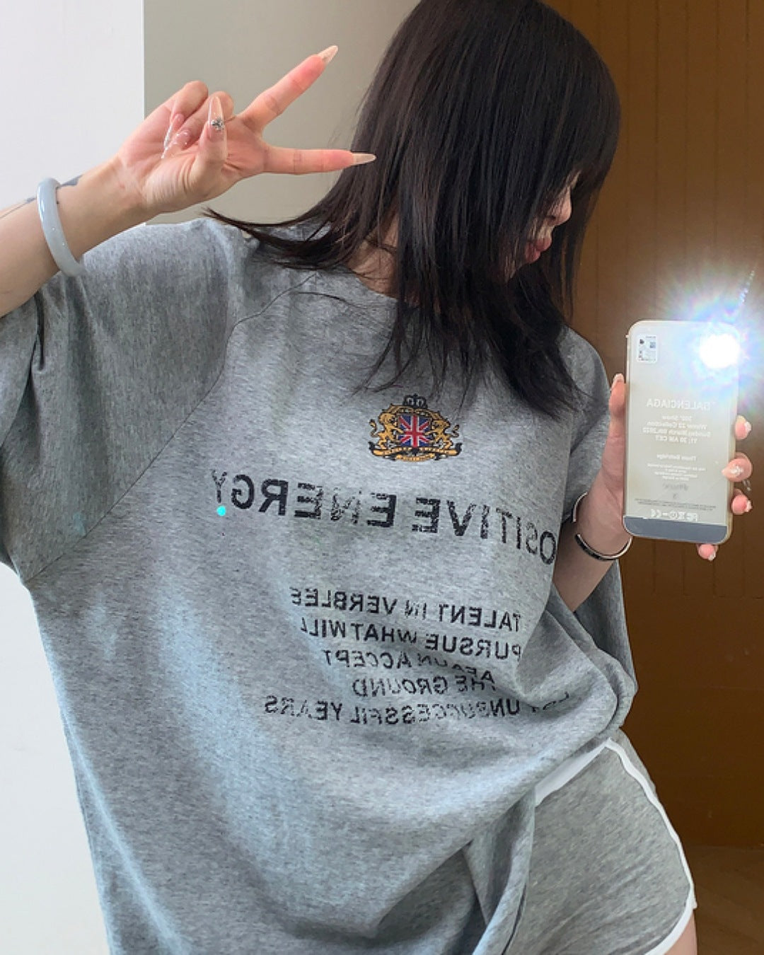 オールドデザインTシャツ SL585