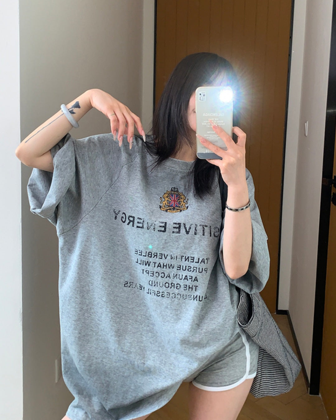 オールドデザインTシャツ SL585