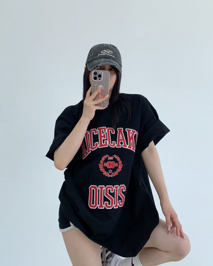 パッチワークロゴTシャツ SL589