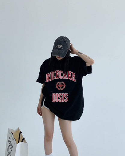 パッチワークロゴTシャツ SL589
