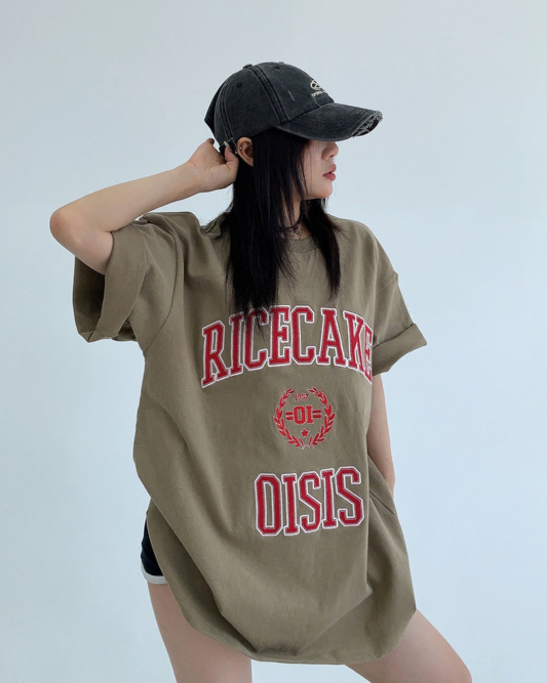 パッチワークロゴTシャツ SL589