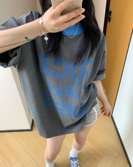 リブボトルネックTシャツ SL607