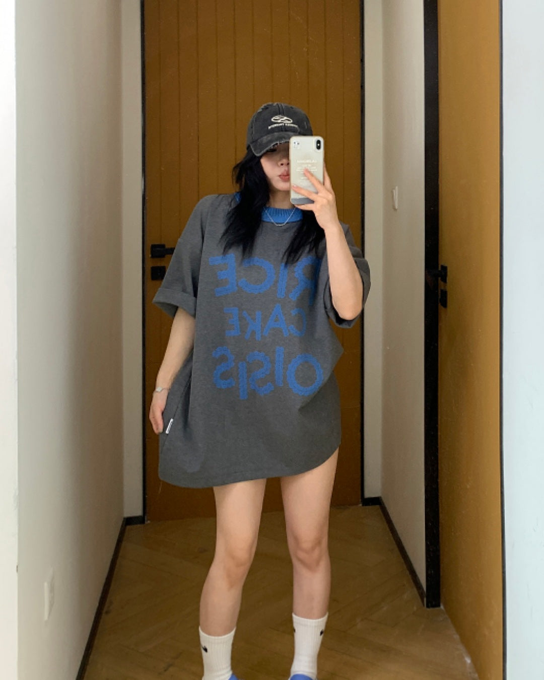 リブボトルネックTシャツ SL607