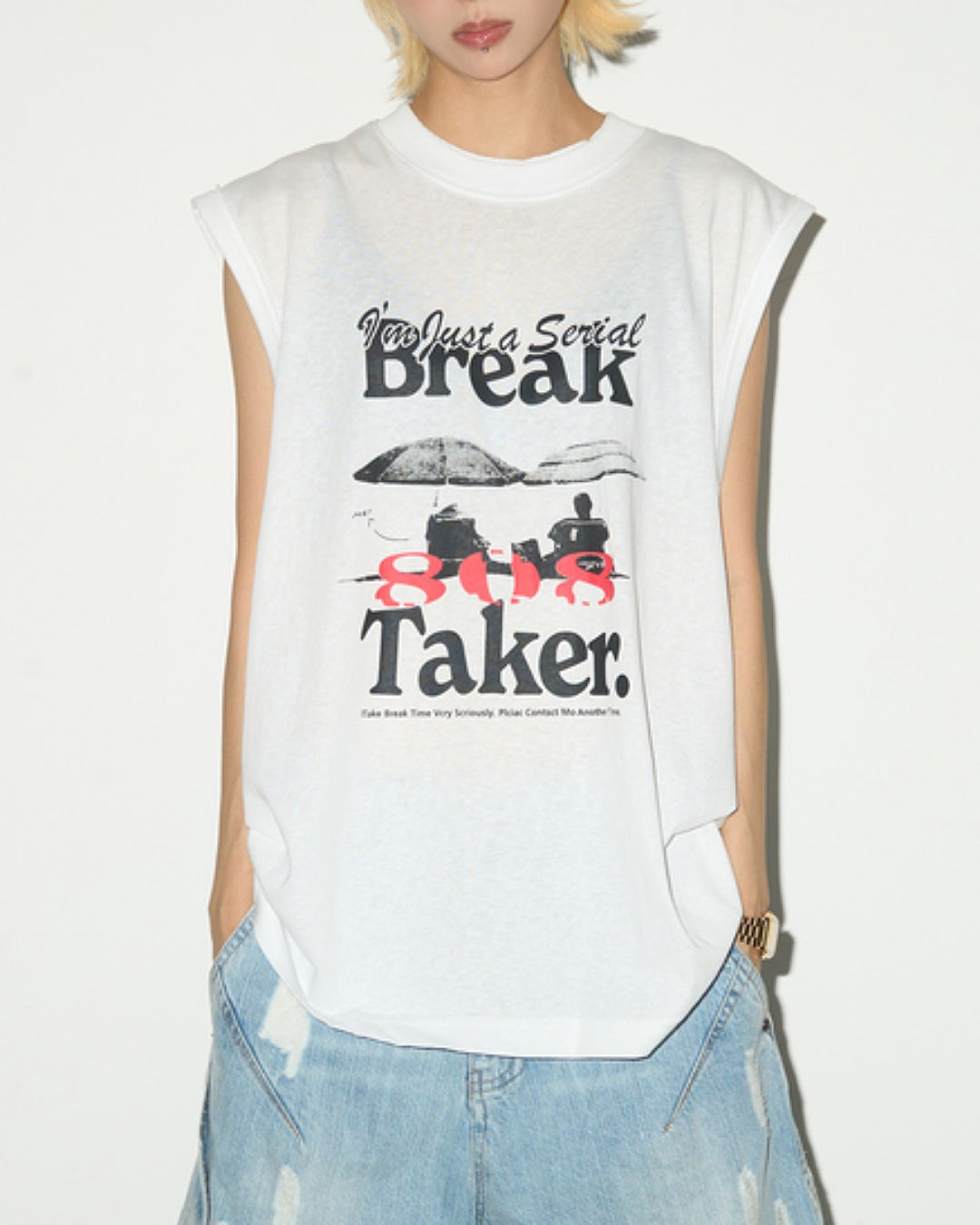 ピクチャープリントタンクトップ SL637