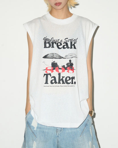 ピクチャープリントタンクトップ SL637