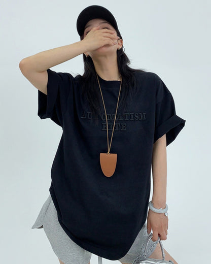 エンボスロゴTバックタグTシャツ SL651