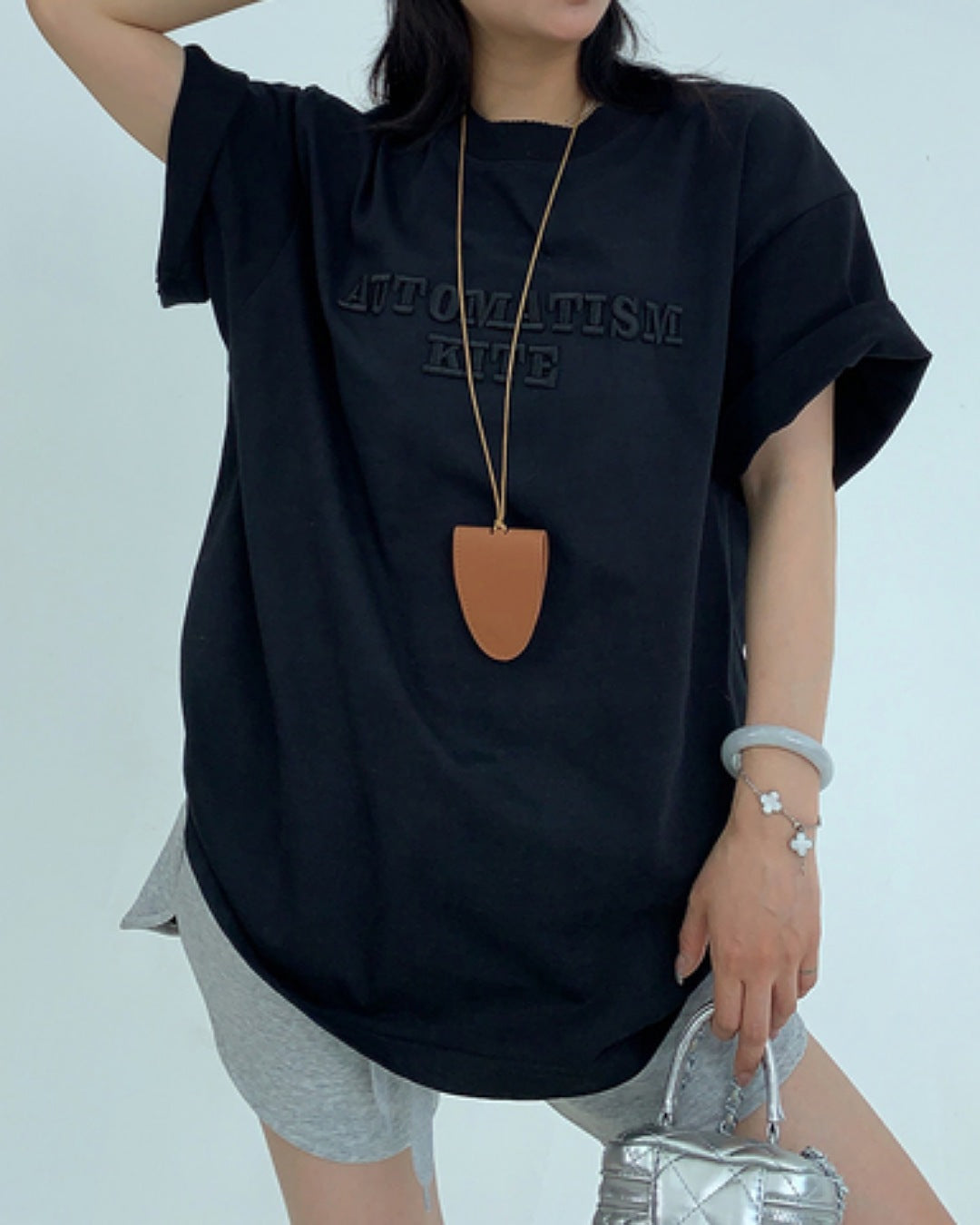 エンボスロゴTバックタグTシャツ SL651