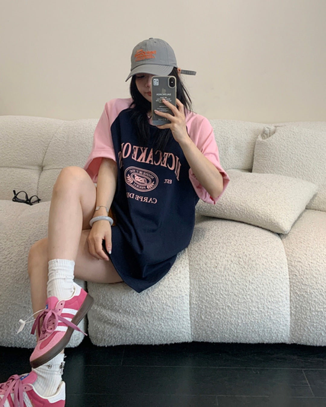 ロゴラグランTシャツSL657