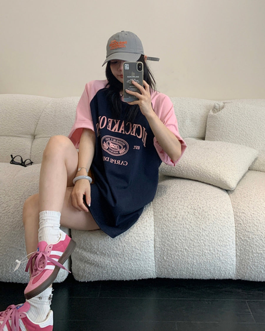 ロゴラグランTシャツSL657