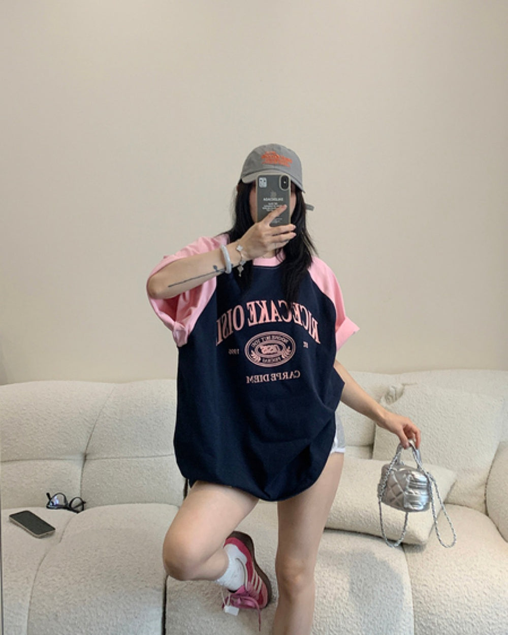 ロゴラグランTシャツSL657
