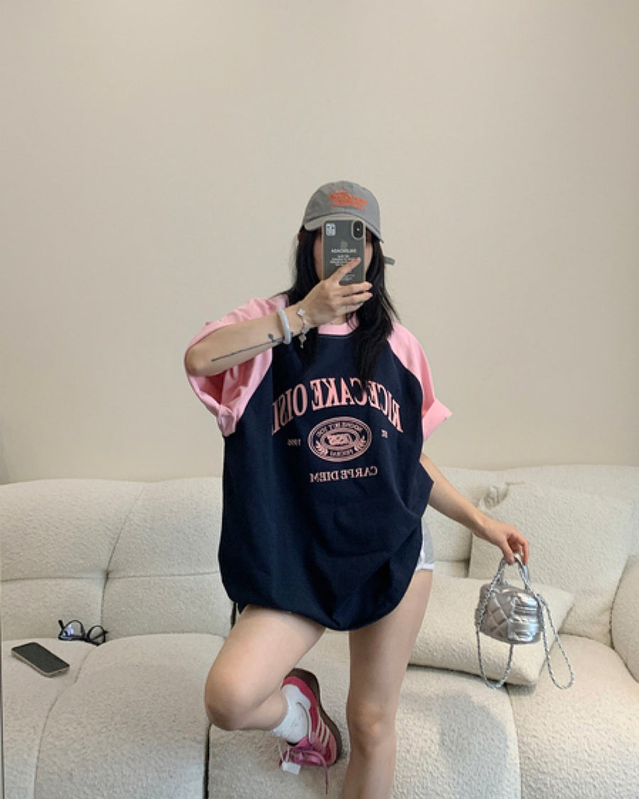 ロゴラグランTシャツSL657