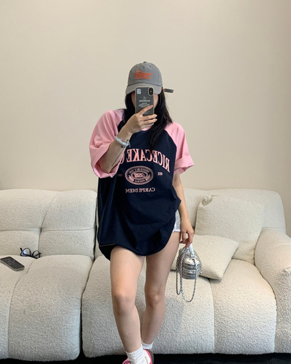 ロゴラグランTシャツSL657