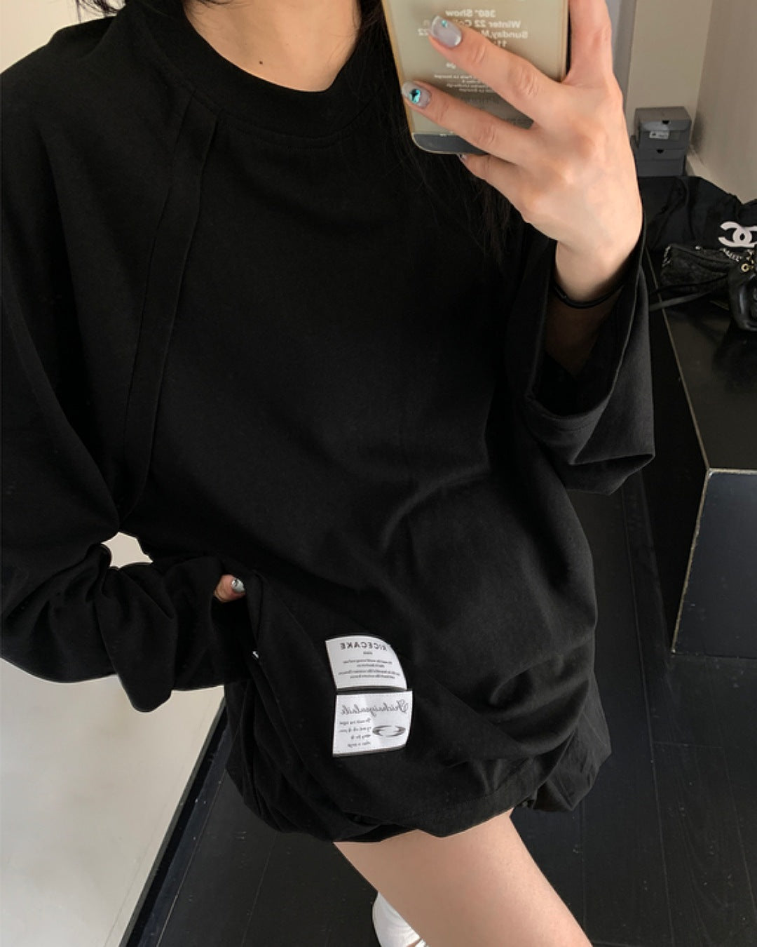 ポイントタグロングスリーブTシャツ SL663