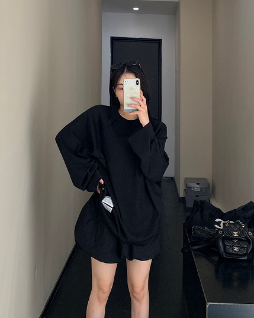 ポイントタグロングスリーブTシャツ SL663