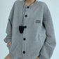 ワンポイントロゴカーディガン SL676