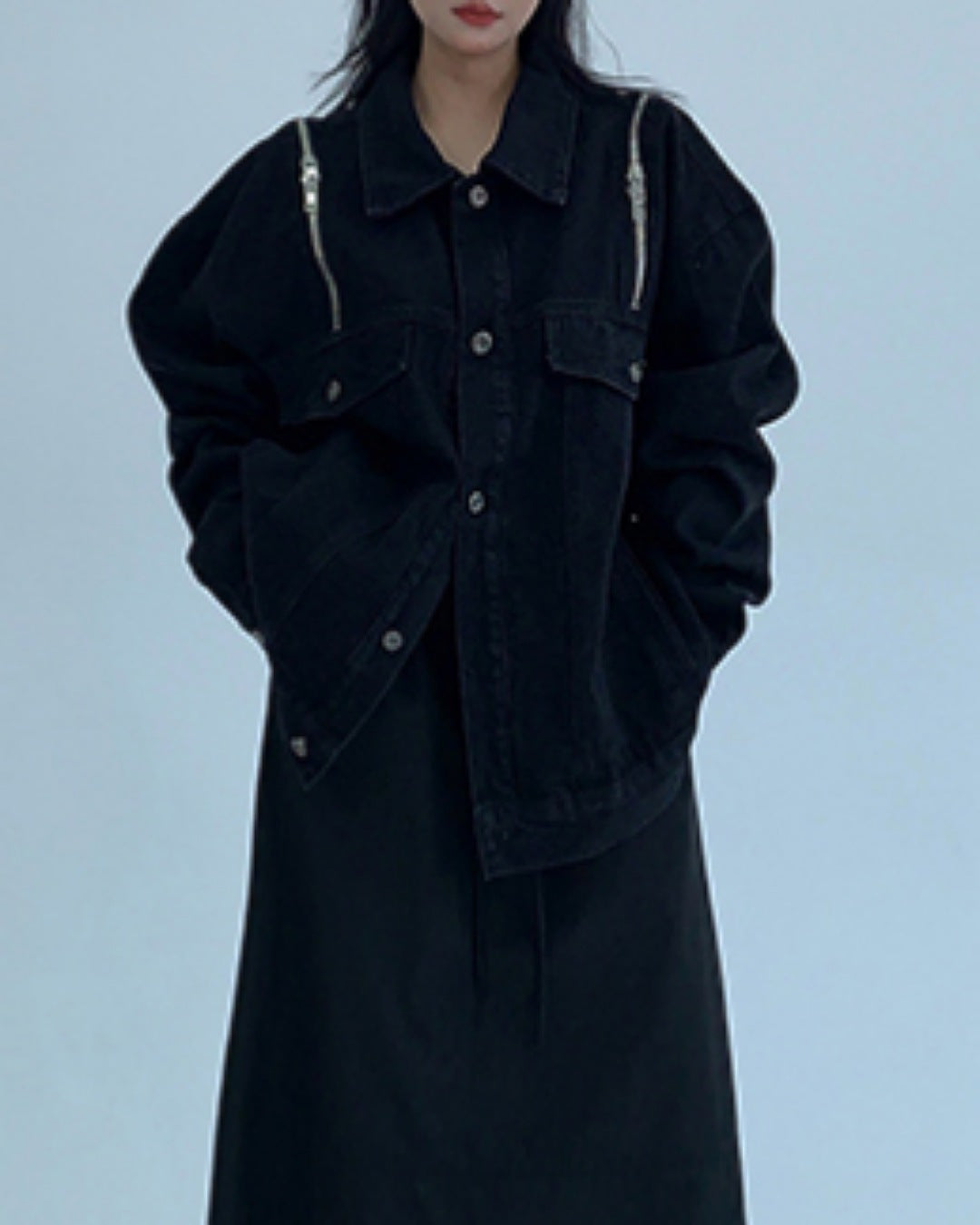 ジッパーデザインジャケット SL684