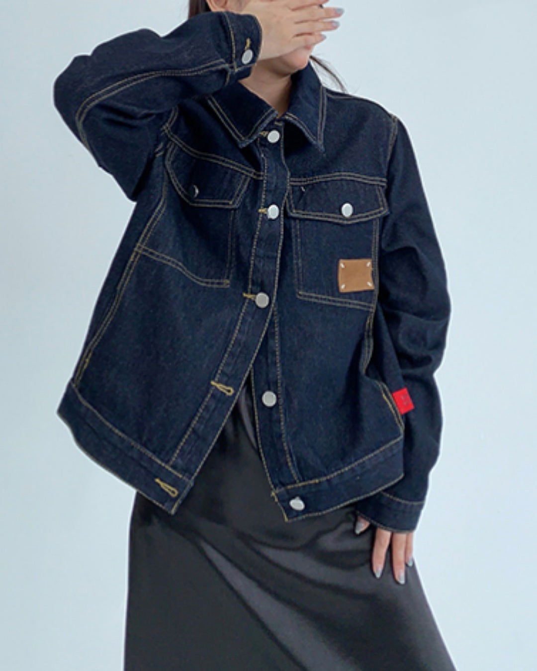 パッチデニムジャケット SL687