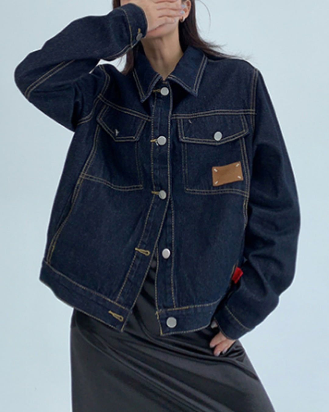 パッチデニムジャケット SL687