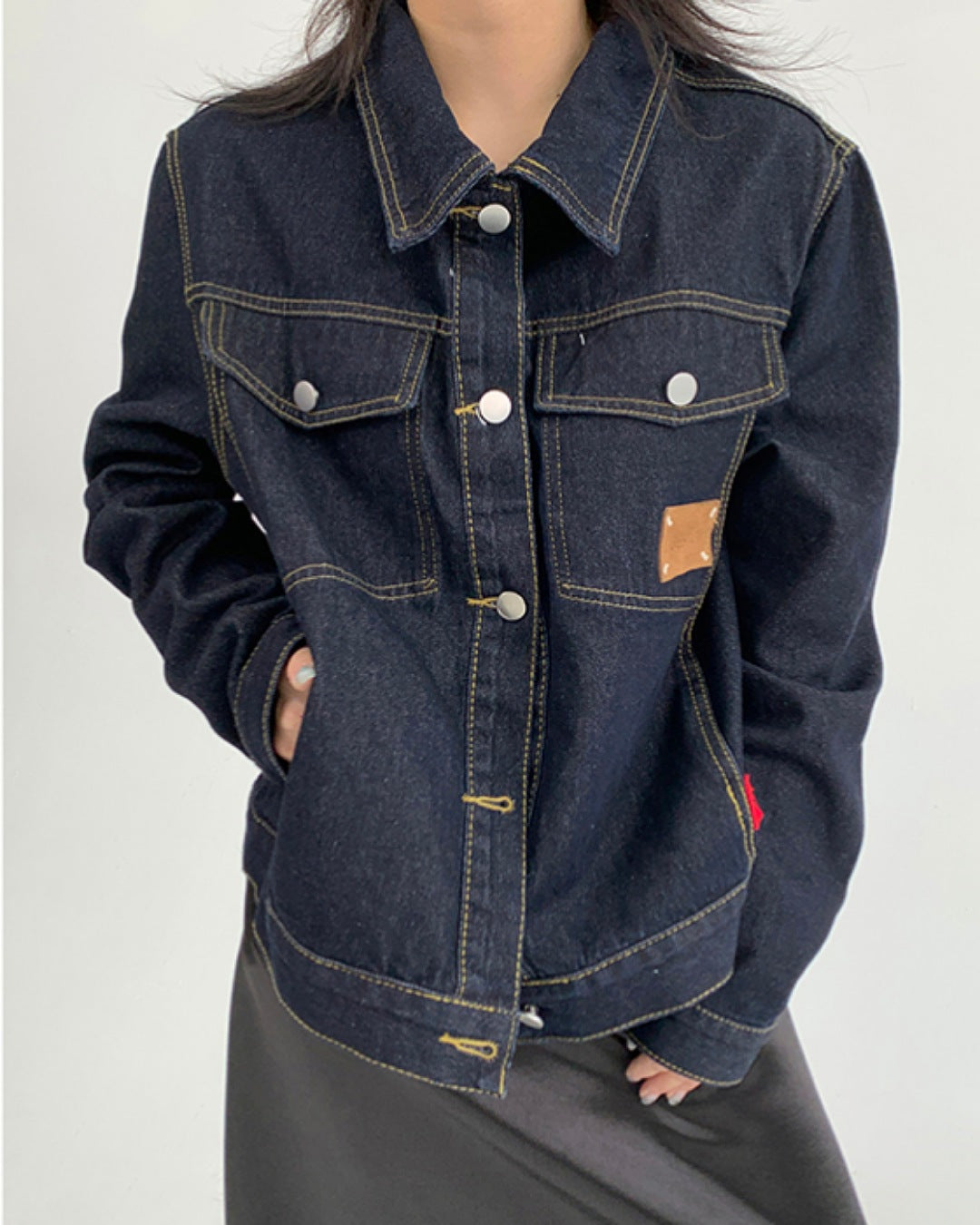 パッチデニムジャケット SL687