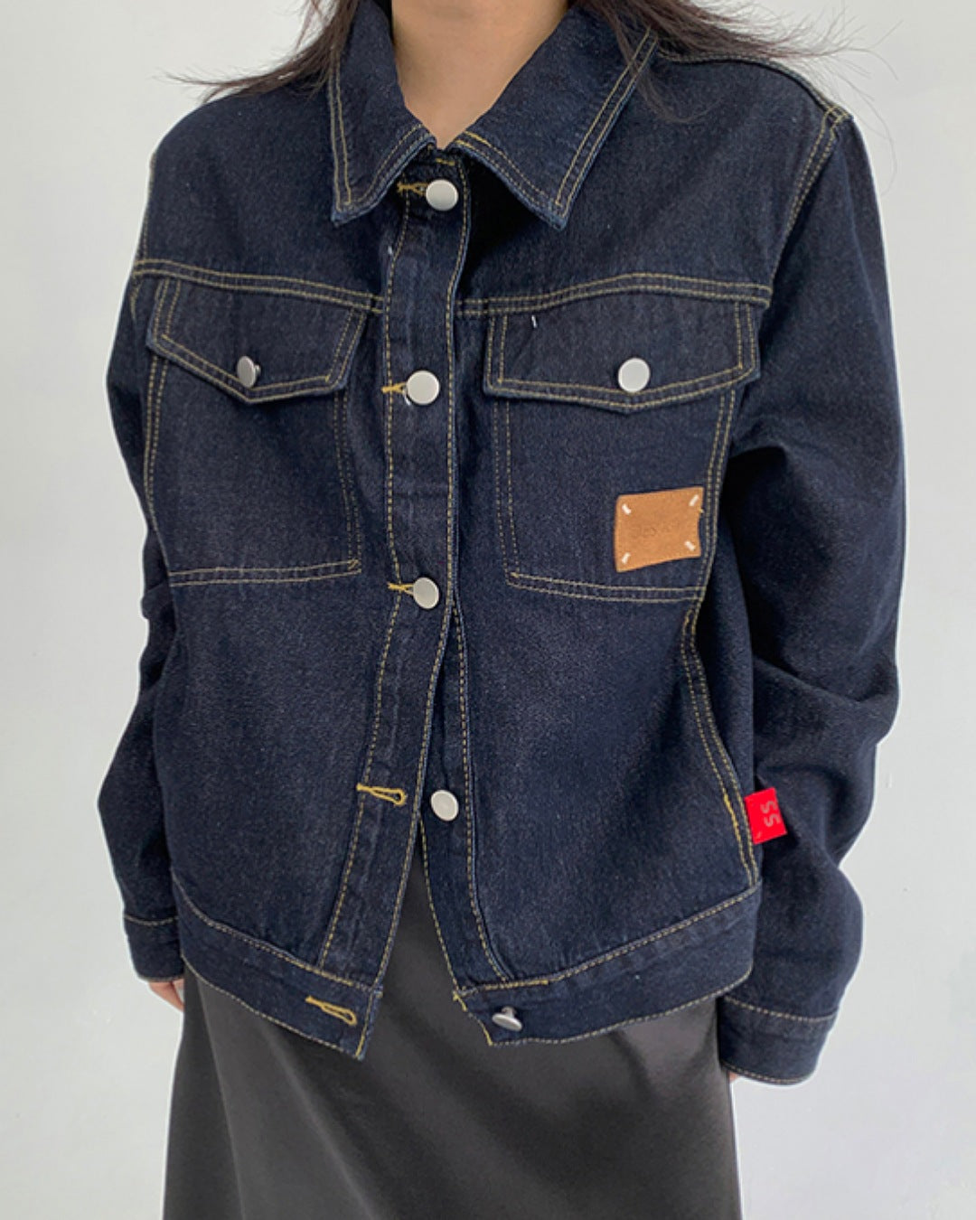 パッチデニムジャケット SL687
