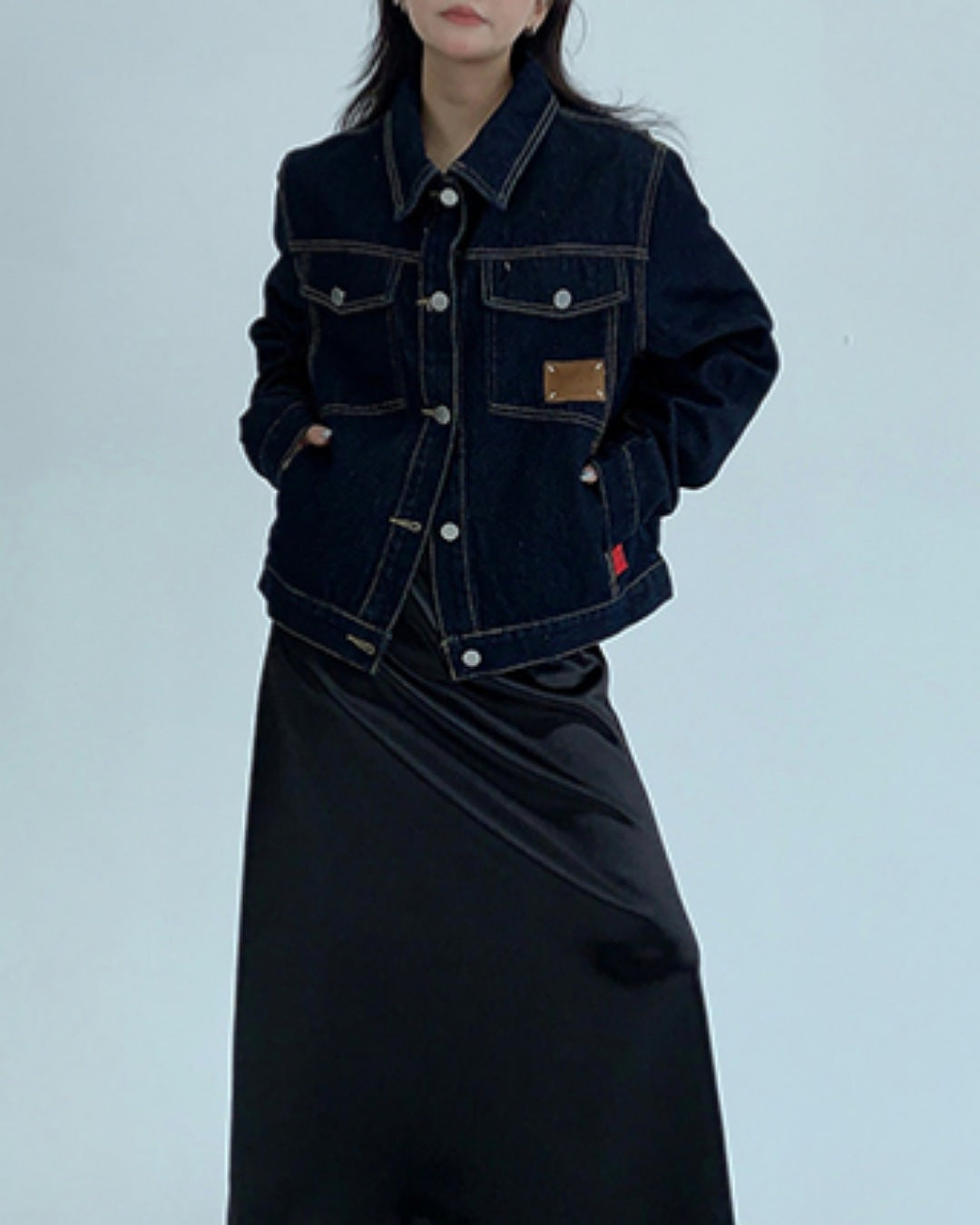 パッチデニムジャケット SL687