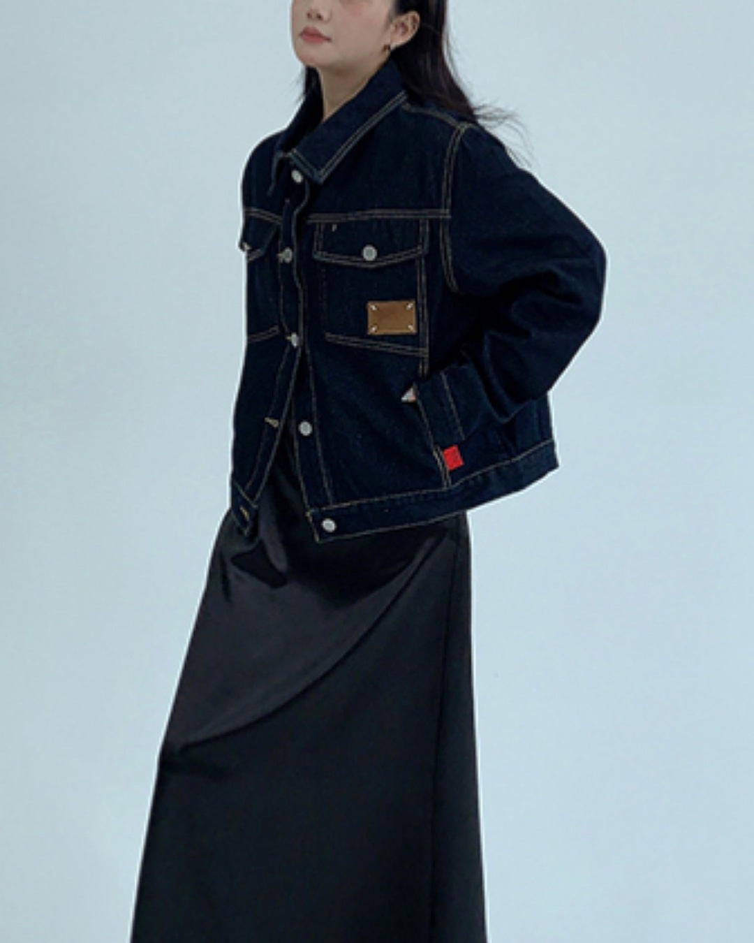 パッチデニムジャケット SL687