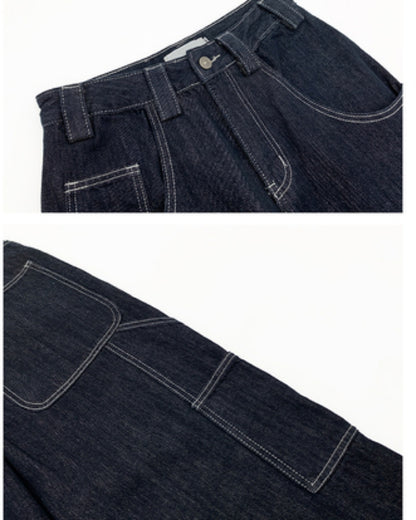 ワイドデニムパンツ SL707
