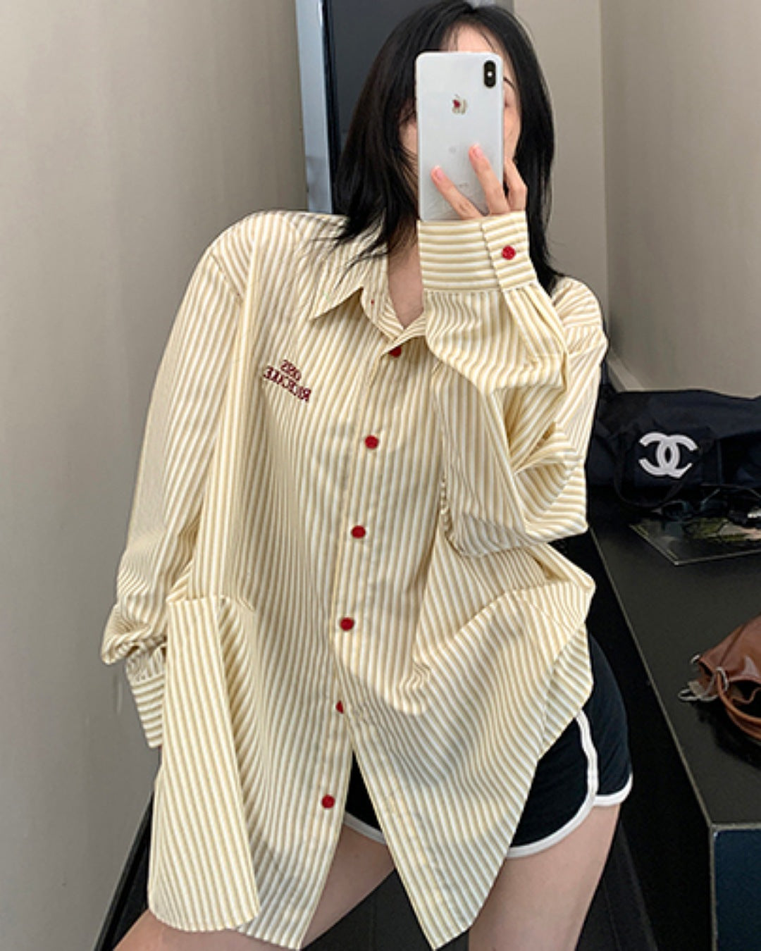 ストライプルーズシャツ SL710