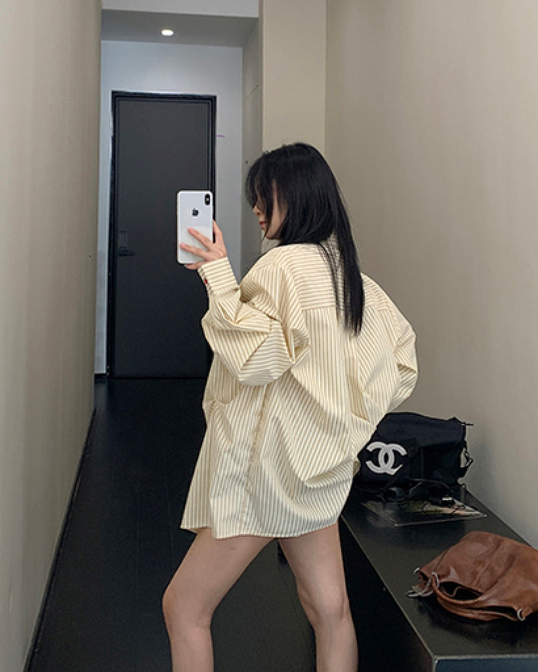 ストライプルーズシャツ SL710