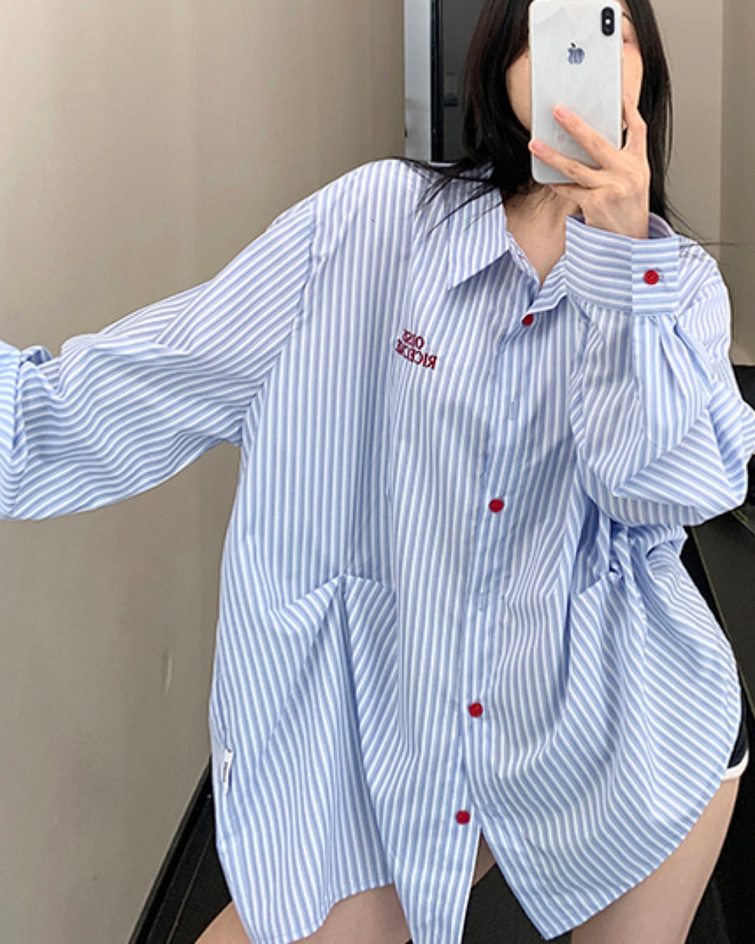 ストライプルーズシャツ SL710