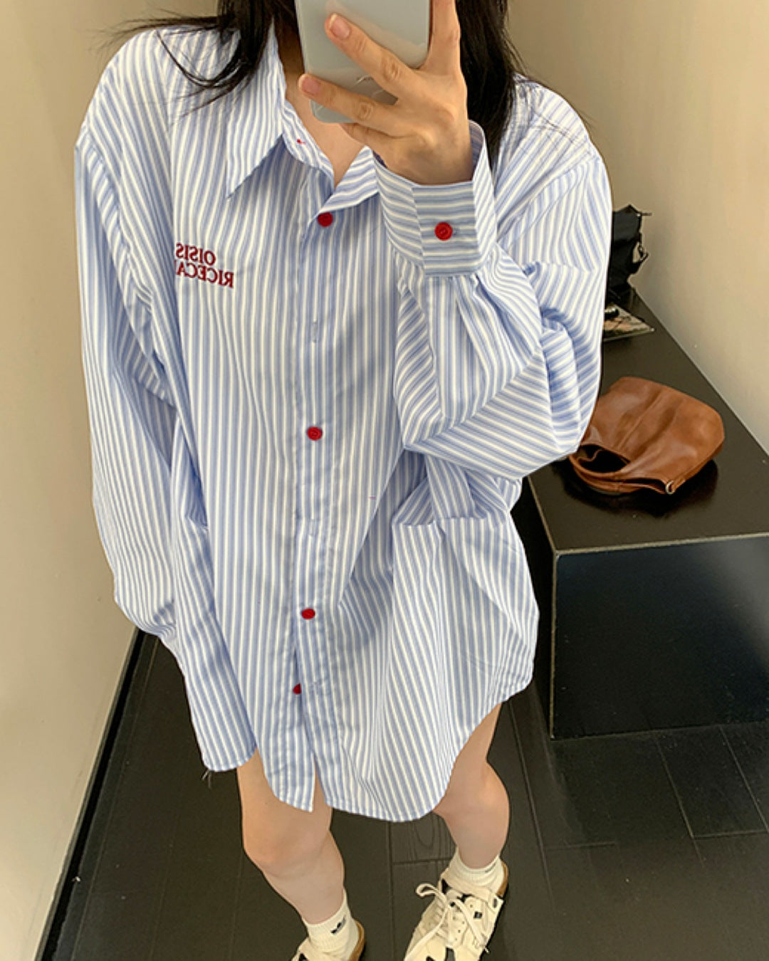 ストライプルーズシャツ SL710